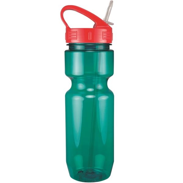 22oz Translucent Bike Bottle with Sport Sip Lid & Straw - 22oz Translucent Bike Bottle with Sport Sip Lid & Straw - Image 12 of 41