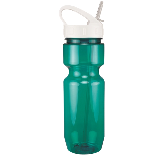 22oz Translucent Bike Bottle with Sport Sip Lid & Straw - 22oz Translucent Bike Bottle with Sport Sip Lid & Straw - Image 13 of 41