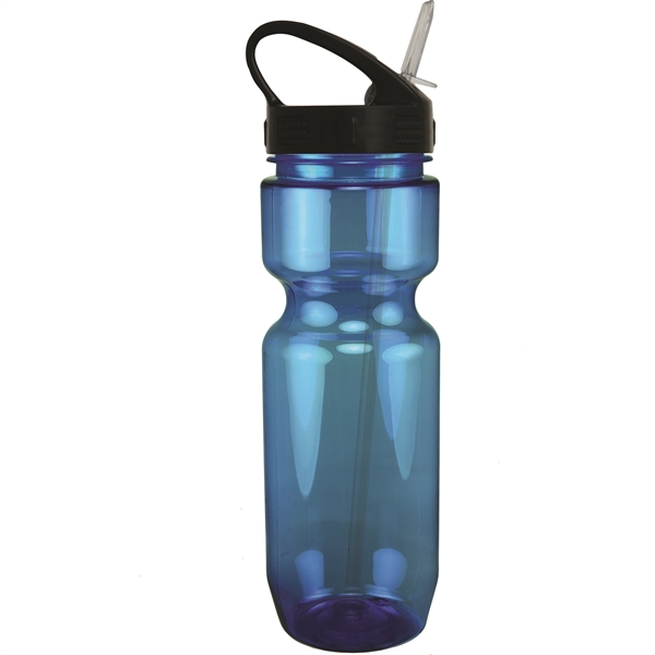22oz Translucent Bike Bottle with Sport Sip Lid & Straw - 22oz Translucent Bike Bottle with Sport Sip Lid & Straw - Image 18 of 41