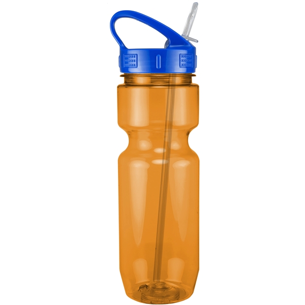 22oz Translucent Bike Bottle with Sport Sip Lid & Straw - 22oz Translucent Bike Bottle with Sport Sip Lid & Straw - Image 15 of 41