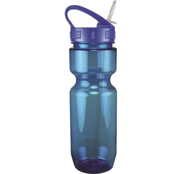 22oz Translucent Bike Bottle with Sport Sip Lid & Straw - 22oz Translucent Bike Bottle with Sport Sip Lid & Straw - Image 19 of 41