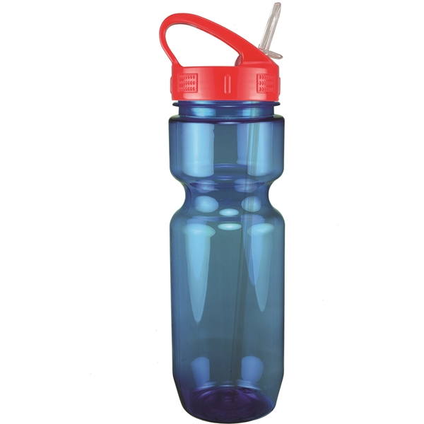 22oz Translucent Bike Bottle with Sport Sip Lid & Straw - 22oz Translucent Bike Bottle with Sport Sip Lid & Straw - Image 20 of 41