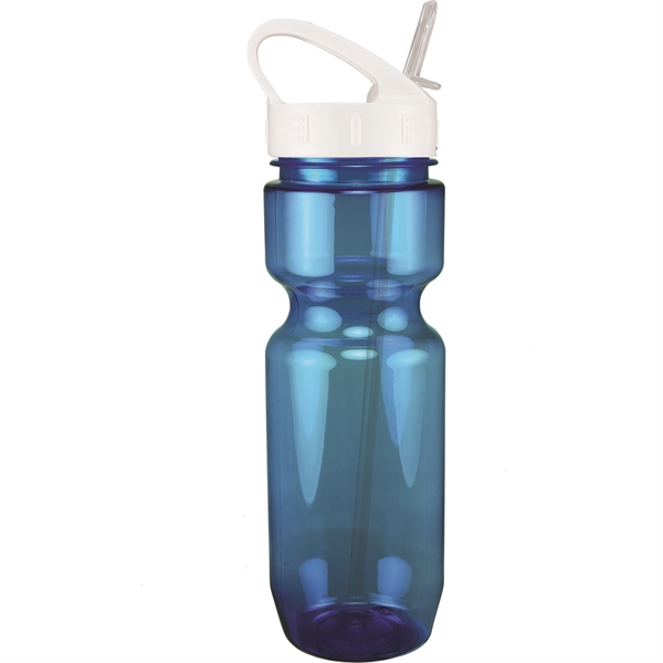 22oz Translucent Bike Bottle with Sport Sip Lid & Straw - 22oz Translucent Bike Bottle with Sport Sip Lid & Straw - Image 21 of 41
