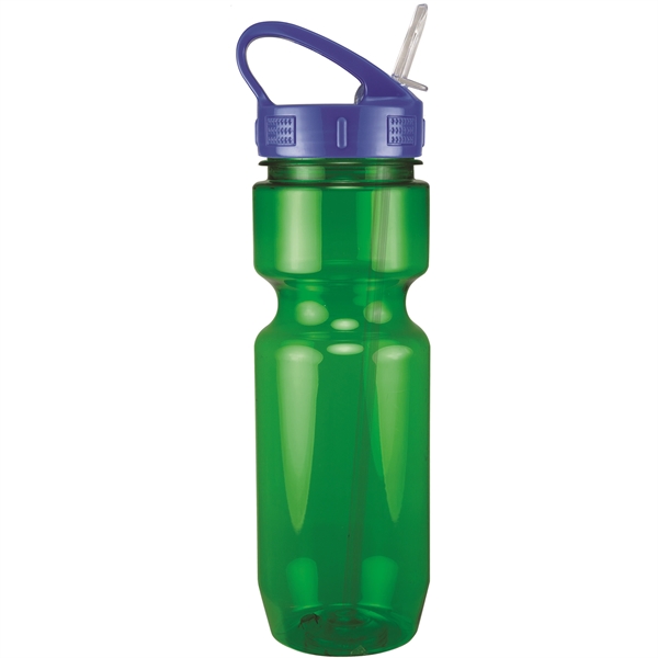 22oz Translucent Bike Bottle with Sport Sip Lid & Straw - 22oz Translucent Bike Bottle with Sport Sip Lid & Straw - Image 24 of 41