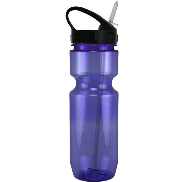 22oz Translucent Bike Bottle with Sport Sip Lid & Straw - 22oz Translucent Bike Bottle with Sport Sip Lid & Straw - Image 26 of 41