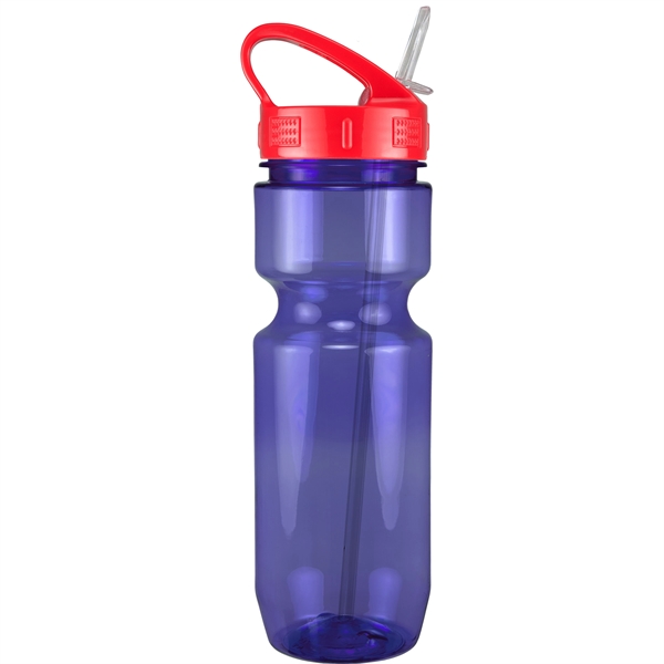 22oz Translucent Bike Bottle with Sport Sip Lid & Straw - 22oz Translucent Bike Bottle with Sport Sip Lid & Straw - Image 28 of 41