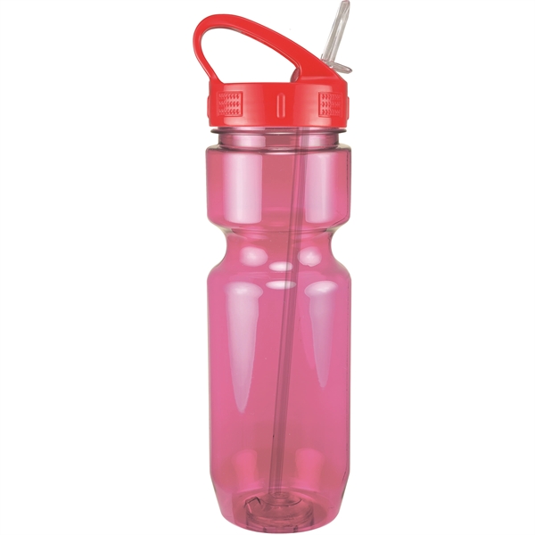 22oz Translucent Bike Bottle with Sport Sip Lid & Straw - 22oz Translucent Bike Bottle with Sport Sip Lid & Straw - Image 32 of 41