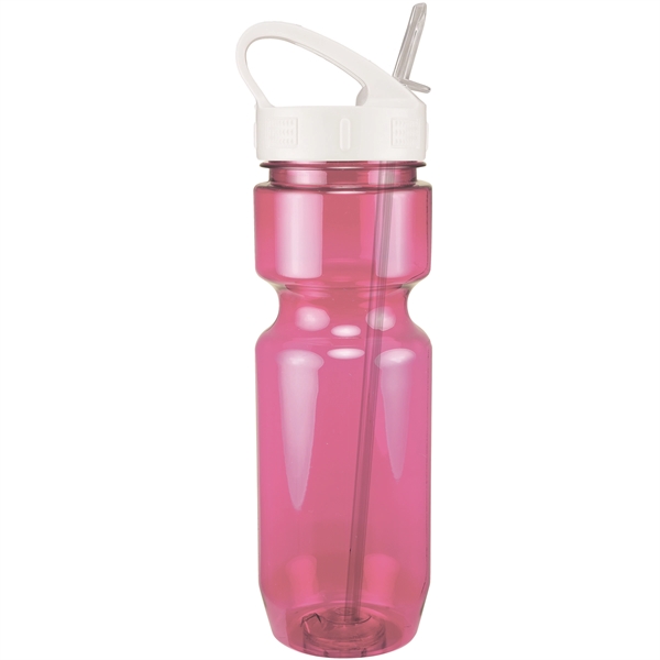 22oz Translucent Bike Bottle with Sport Sip Lid & Straw - 22oz Translucent Bike Bottle with Sport Sip Lid & Straw - Image 33 of 41