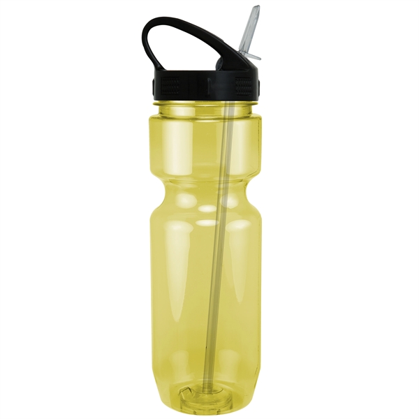22oz Translucent Bike Bottle with Sport Sip Lid & Straw - 22oz Translucent Bike Bottle with Sport Sip Lid & Straw - Image 34 of 41