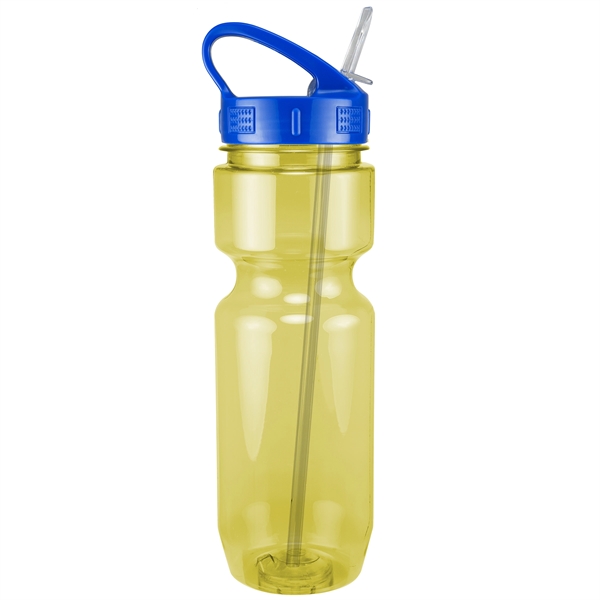 22oz Translucent Bike Bottle with Sport Sip Lid & Straw - 22oz Translucent Bike Bottle with Sport Sip Lid & Straw - Image 35 of 41