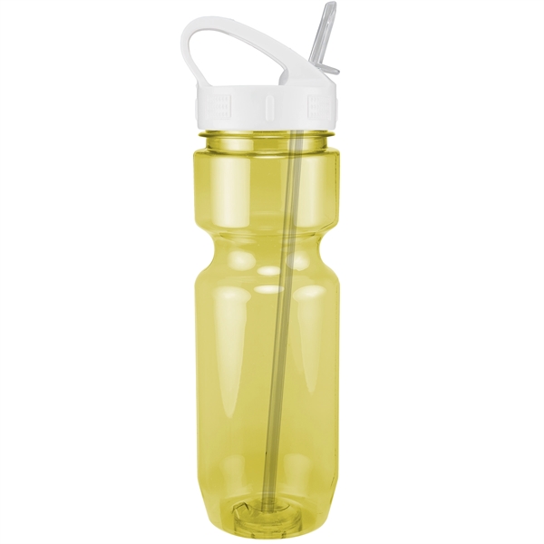 22oz Translucent Bike Bottle with Sport Sip Lid & Straw - 22oz Translucent Bike Bottle with Sport Sip Lid & Straw - Image 37 of 41