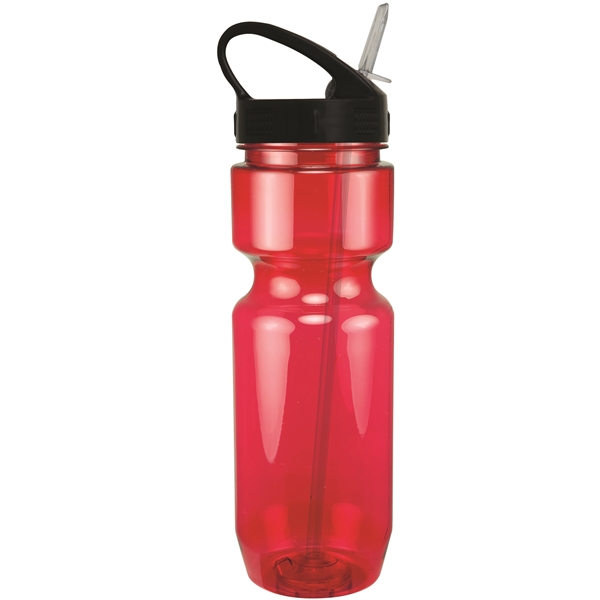 22oz Translucent Bike Bottle with Sport Sip Lid & Straw - 22oz Translucent Bike Bottle with Sport Sip Lid & Straw - Image 38 of 41