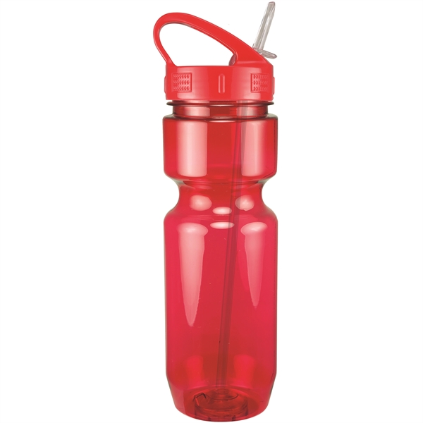 22oz Translucent Bike Bottle with Sport Sip Lid & Straw - 22oz Translucent Bike Bottle with Sport Sip Lid & Straw - Image 39 of 41