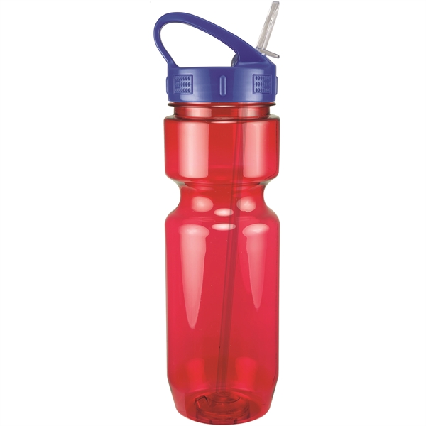 22oz Translucent Bike Bottle with Sport Sip Lid & Straw - 22oz Translucent Bike Bottle with Sport Sip Lid & Straw - Image 40 of 41