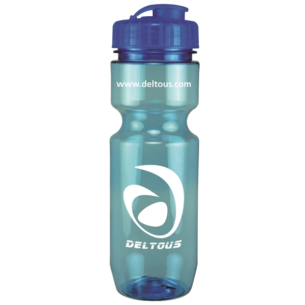 22oz Translucent Bike Bottle with Flip Top Lid - 22oz Translucent Bike Bottle with Flip Top Lid - Image 0 of 98