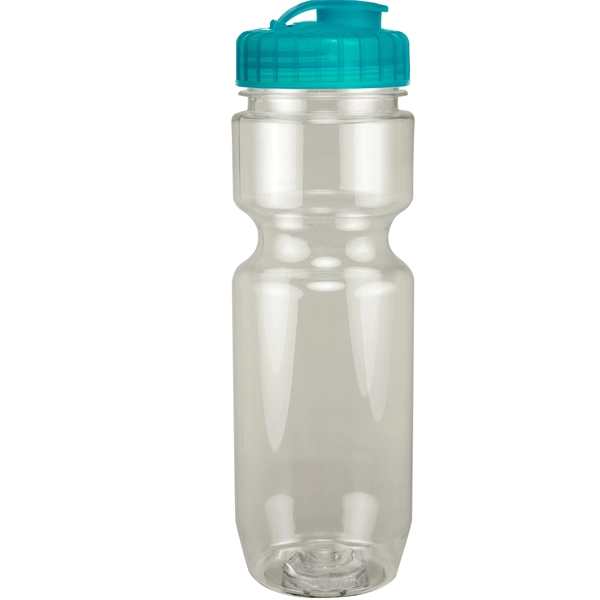 22oz Translucent Bike Bottle with Flip Top Lid - 22oz Translucent Bike Bottle with Flip Top Lid - Image 4 of 98