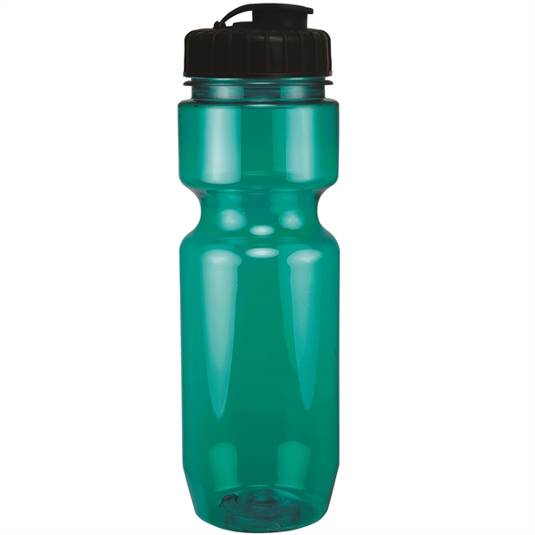 22oz Translucent Bike Bottle with Flip Top Lid - 22oz Translucent Bike Bottle with Flip Top Lid - Image 29 of 98