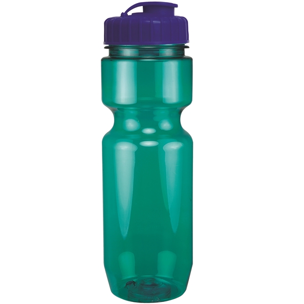 22oz Translucent Bike Bottle with Flip Top Lid - 22oz Translucent Bike Bottle with Flip Top Lid - Image 30 of 98