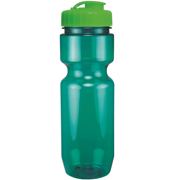 22oz Translucent Bike Bottle with Flip Top Lid - 22oz Translucent Bike Bottle with Flip Top Lid - Image 33 of 98
