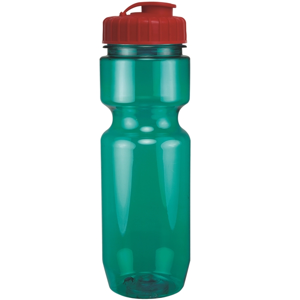 22oz Translucent Bike Bottle with Flip Top Lid - 22oz Translucent Bike Bottle with Flip Top Lid - Image 34 of 98