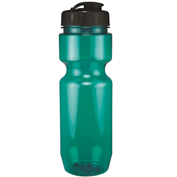 22oz Translucent Bike Bottle with Flip Top Lid - 22oz Translucent Bike Bottle with Flip Top Lid - Image 35 of 98