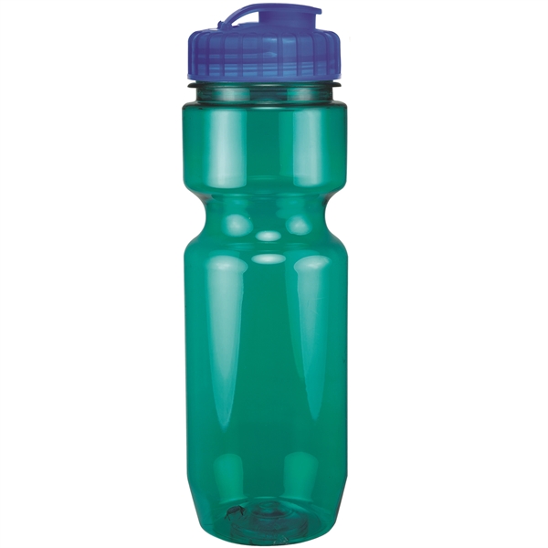 22oz Translucent Bike Bottle with Flip Top Lid - 22oz Translucent Bike Bottle with Flip Top Lid - Image 36 of 98