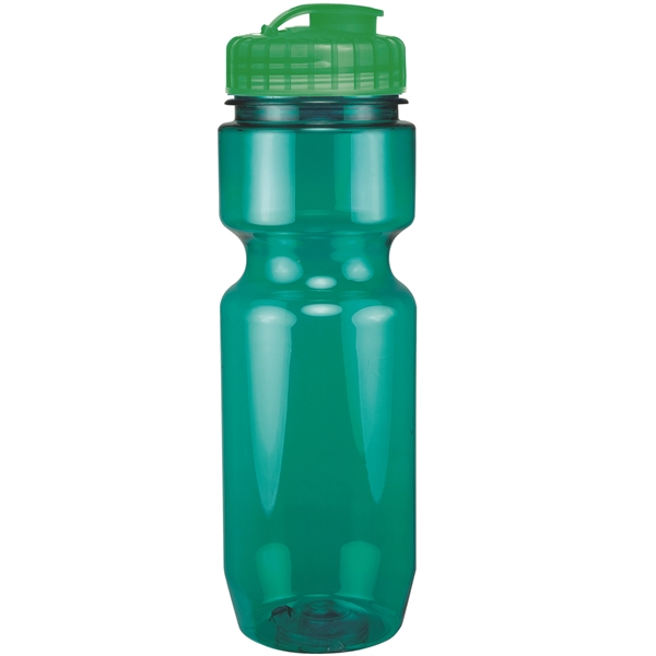 22oz Translucent Bike Bottle with Flip Top Lid - 22oz Translucent Bike Bottle with Flip Top Lid - Image 37 of 98