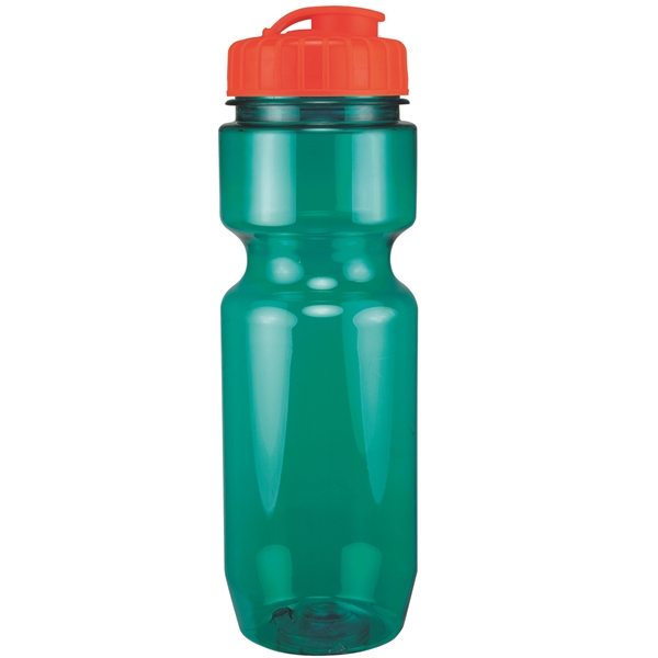 22oz Translucent Bike Bottle with Flip Top Lid - 22oz Translucent Bike Bottle with Flip Top Lid - Image 38 of 98