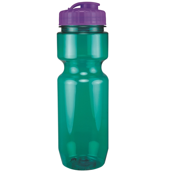 22oz Translucent Bike Bottle with Flip Top Lid - 22oz Translucent Bike Bottle with Flip Top Lid - Image 39 of 98