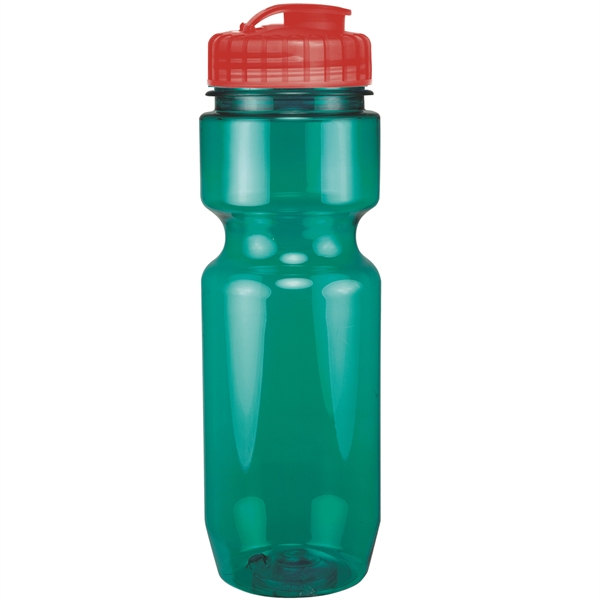 22oz Translucent Bike Bottle with Flip Top Lid - 22oz Translucent Bike Bottle with Flip Top Lid - Image 40 of 98
