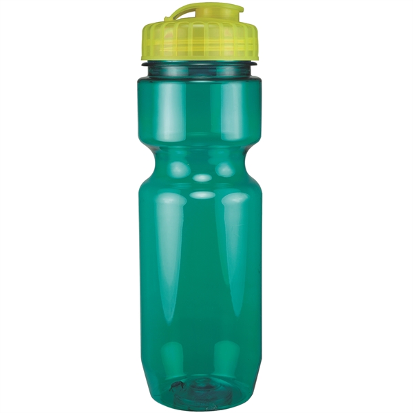 22oz Translucent Bike Bottle with Flip Top Lid - 22oz Translucent Bike Bottle with Flip Top Lid - Image 41 of 98