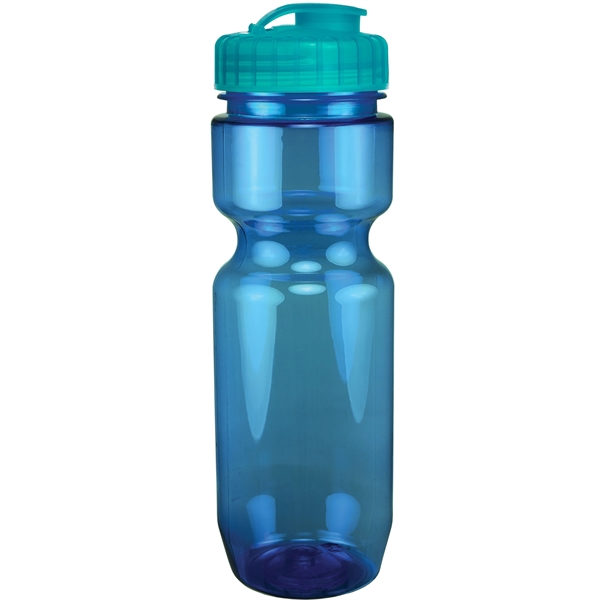 22oz Translucent Bike Bottle with Flip Top Lid - 22oz Translucent Bike Bottle with Flip Top Lid - Image 44 of 98