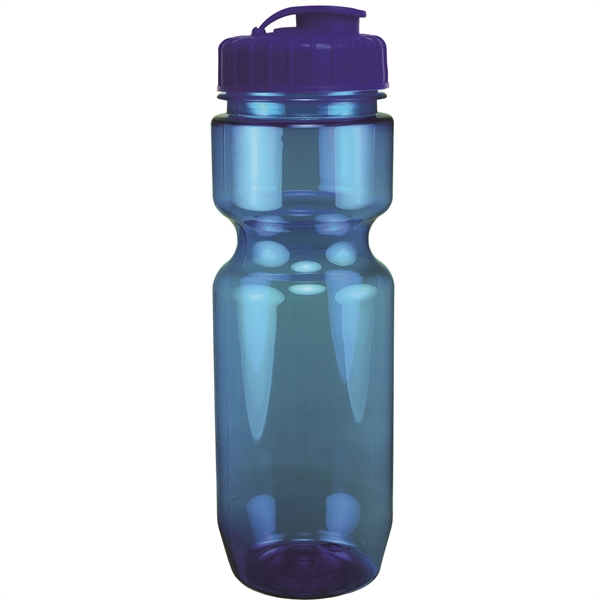 22oz Translucent Bike Bottle with Flip Top Lid - 22oz Translucent Bike Bottle with Flip Top Lid - Image 45 of 98