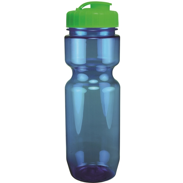 22oz Translucent Bike Bottle with Flip Top Lid - 22oz Translucent Bike Bottle with Flip Top Lid - Image 47 of 98