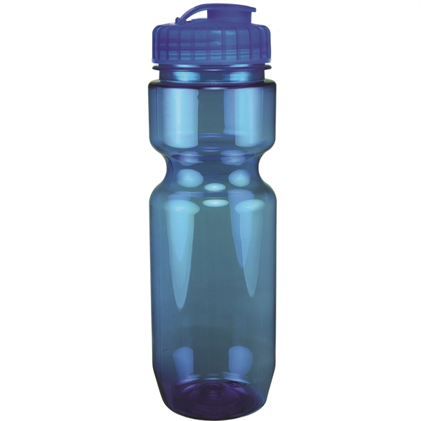 22oz Translucent Bike Bottle with Flip Top Lid - 22oz Translucent Bike Bottle with Flip Top Lid - Image 50 of 98