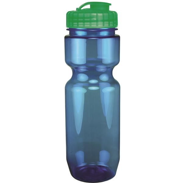 22oz Translucent Bike Bottle with Flip Top Lid - 22oz Translucent Bike Bottle with Flip Top Lid - Image 51 of 98