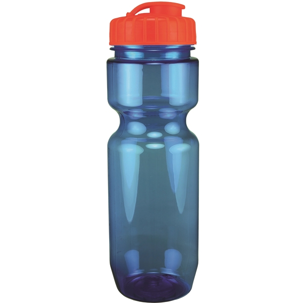 22oz Translucent Bike Bottle with Flip Top Lid - 22oz Translucent Bike Bottle with Flip Top Lid - Image 52 of 98
