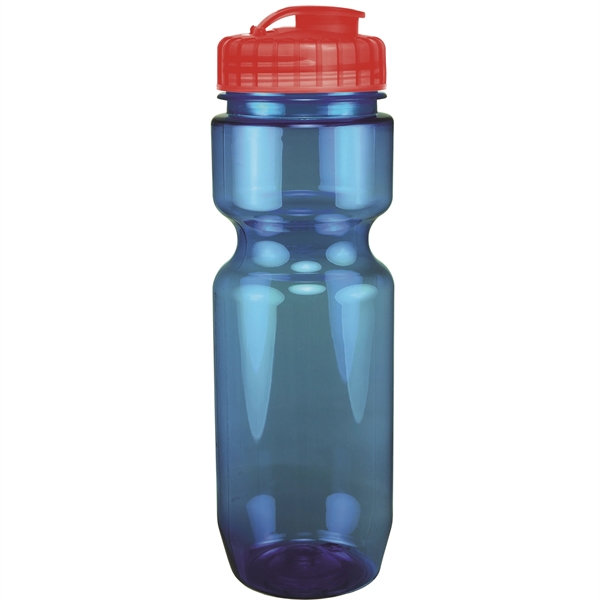 22oz Translucent Bike Bottle with Flip Top Lid - 22oz Translucent Bike Bottle with Flip Top Lid - Image 54 of 98