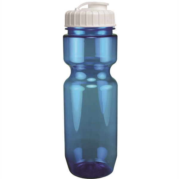 22oz Translucent Bike Bottle with Flip Top Lid - 22oz Translucent Bike Bottle with Flip Top Lid - Image 56 of 98