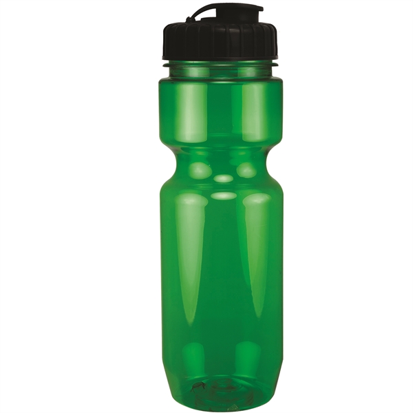 22oz Translucent Bike Bottle with Flip Top Lid - 22oz Translucent Bike Bottle with Flip Top Lid - Image 57 of 98