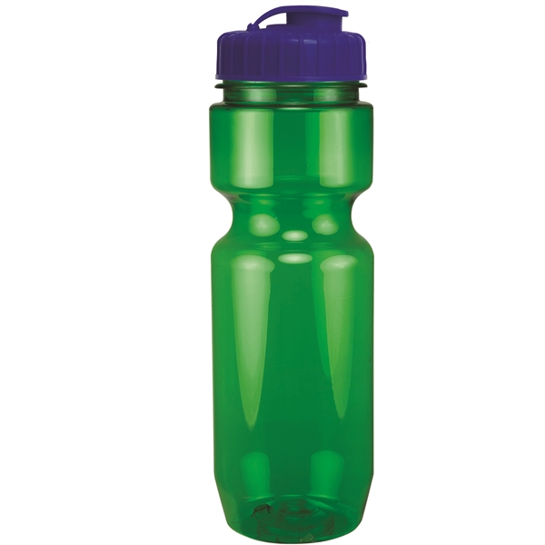 22oz Translucent Bike Bottle with Flip Top Lid - 22oz Translucent Bike Bottle with Flip Top Lid - Image 58 of 98