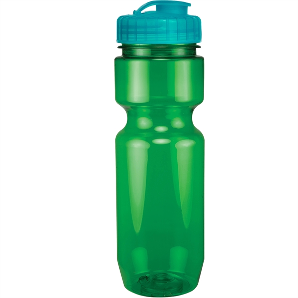 22oz Translucent Bike Bottle with Flip Top Lid - 22oz Translucent Bike Bottle with Flip Top Lid - Image 59 of 98
