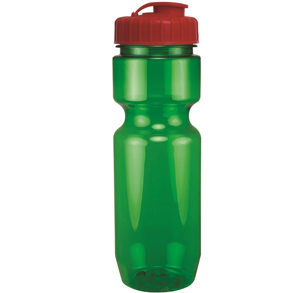 22oz Translucent Bike Bottle with Flip Top Lid - 22oz Translucent Bike Bottle with Flip Top Lid - Image 62 of 98