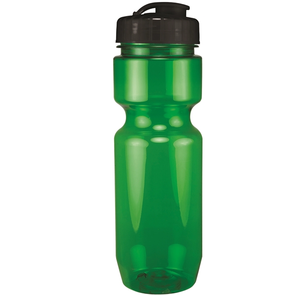 22oz Translucent Bike Bottle with Flip Top Lid - 22oz Translucent Bike Bottle with Flip Top Lid - Image 63 of 98