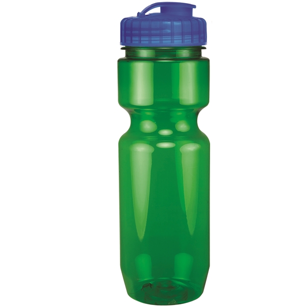 22oz Translucent Bike Bottle with Flip Top Lid - 22oz Translucent Bike Bottle with Flip Top Lid - Image 64 of 98