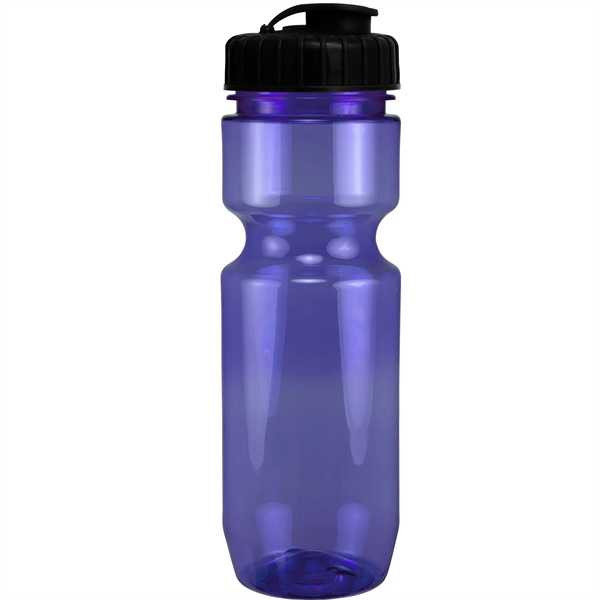 22oz Translucent Bike Bottle with Flip Top Lid - 22oz Translucent Bike Bottle with Flip Top Lid - Image 71 of 98