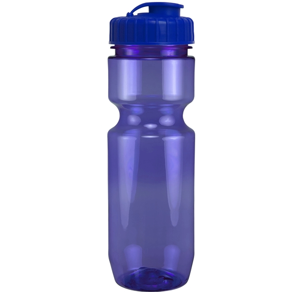 22oz Translucent Bike Bottle with Flip Top Lid - 22oz Translucent Bike Bottle with Flip Top Lid - Image 72 of 98