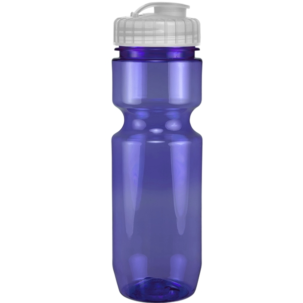 22oz Translucent Bike Bottle with Flip Top Lid - 22oz Translucent Bike Bottle with Flip Top Lid - Image 73 of 98