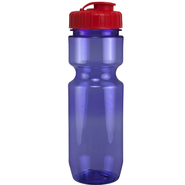 22oz Translucent Bike Bottle with Flip Top Lid - 22oz Translucent Bike Bottle with Flip Top Lid - Image 77 of 98