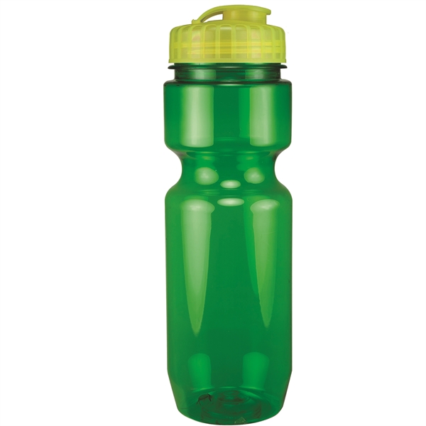 22oz Translucent Bike Bottle with Flip Top Lid - 22oz Translucent Bike Bottle with Flip Top Lid - Image 69 of 98